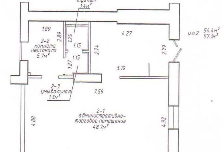 Торговое помещение, г. Минск, Романовская Слобода 11, (57,10 м2)